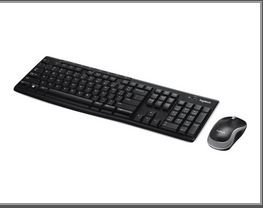Logitech 920-004508 keyboard Mouse included Home RF Wireless QWERTY US International Black