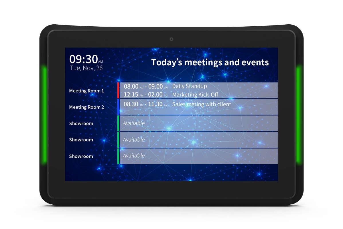 ALLNET Design LED Tablet 10 inch RK3568 Android 11 and NFC, meeting room tablet black ALLNET Design LED Tablet 10 inch RK3568 Android 11 and NFC, meeting room tablet black