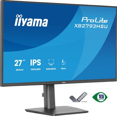 iiyama ProLite XB2793HSU-B1 computer monitor 68.6 cm (27") 1920 x 1080 pixels Full HD LED Black