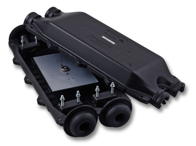 LWL-Glasfasermuffe, Outdoor II, Verbindungs- und Abzweigungs-Muffe, LWL-Glasfasermuffe, Outdoor II, Verbindungs- und Abzweigungs-Muffe,