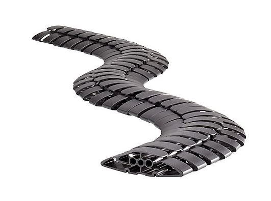 BACHMANN Kabelschlange PRO, Kabelfhrungssystem, Schwarz, 1,0m