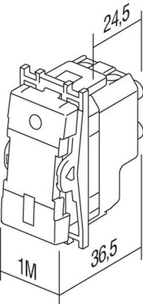 TEM Serie  Modul Schalter SWITCH INTERMEDIATE16AX 250V~