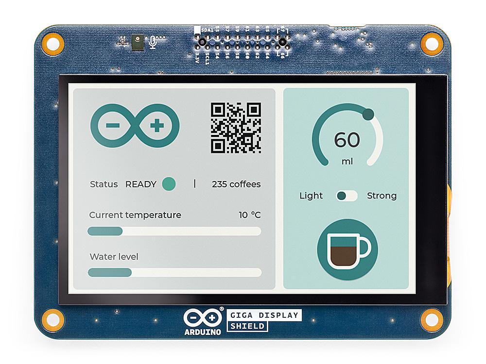 ARDUINO® GIGA DISPLAY SHIELD ARDUINO® GIGA DISPLAY SHIELD