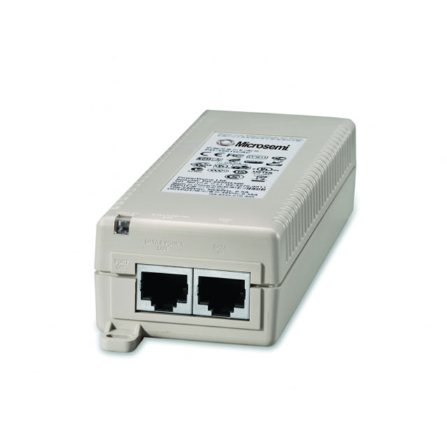 Microsemi PD-3501G/AC PoE adapter Gigabit Ethernet 48 V