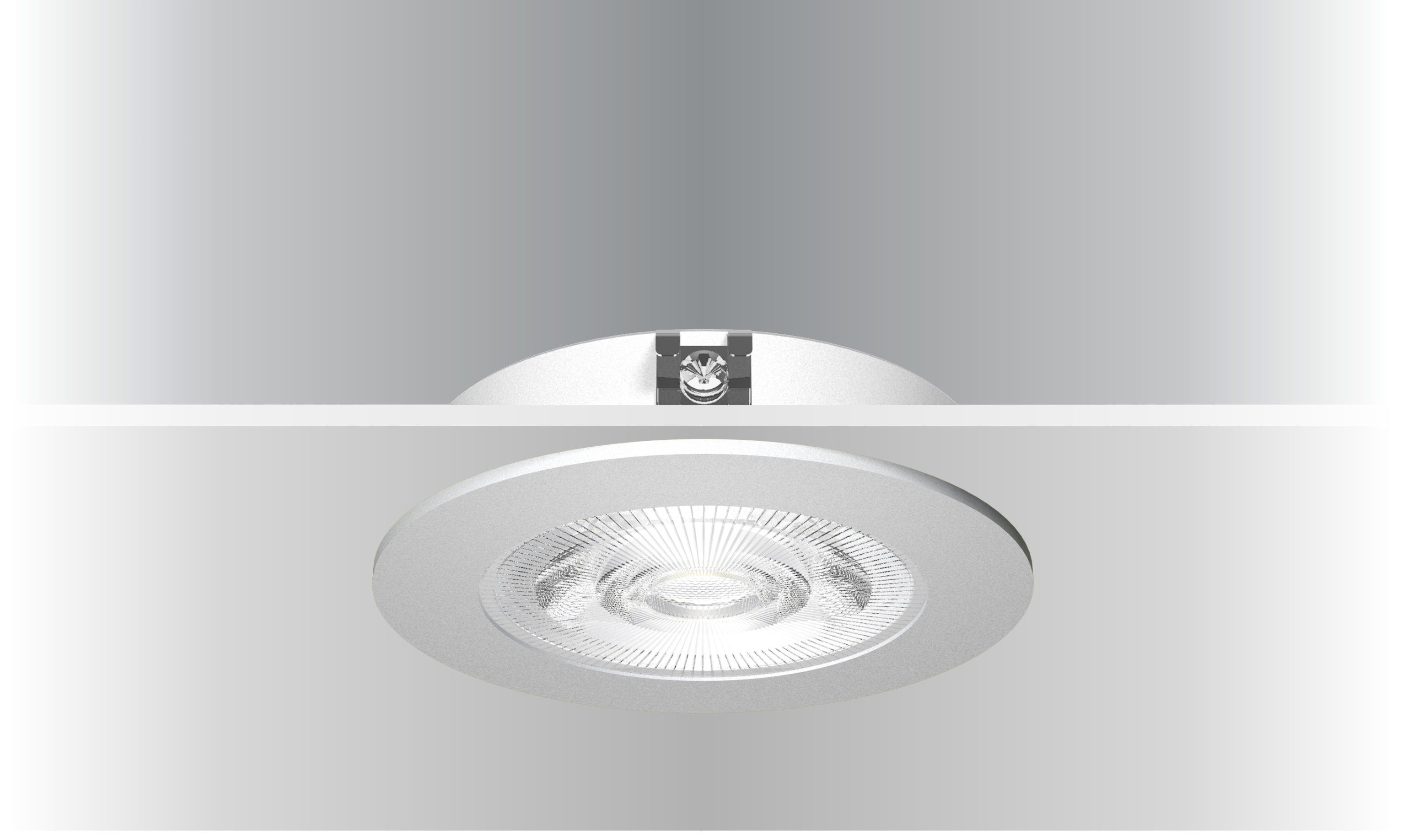Synergy 21 LED Deckeneinbauspot Helios Schwarz, Rund, Warmweiß