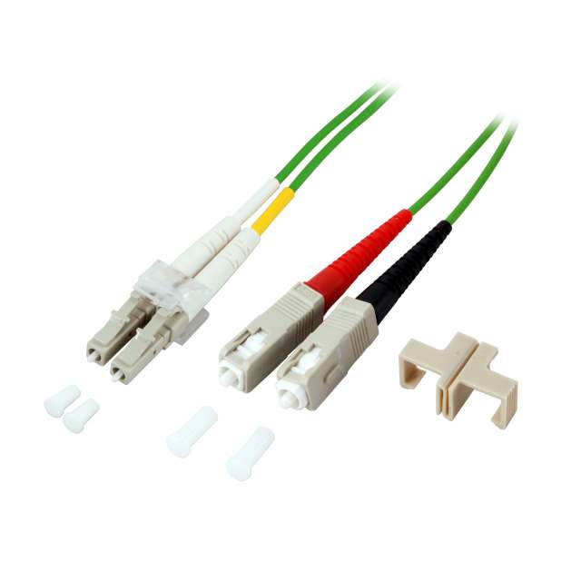 EFB Elektronik O0323.3OM5 InfiniBand/fibre optic cable 3 m 2x SC 2x LC Green