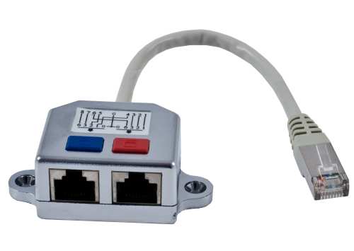 Synergy 21 S215235 networking cable Grey, Metallic 0.15 m