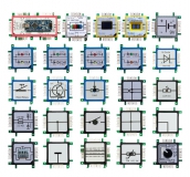 ALLNET Brick'R'knowledge LED dual grün & blau Signal durchverbunden