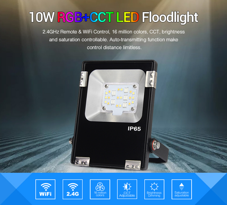 Synergy 21 LED floodlighter 10W RGB-WW (RGB-CCT) IP65 230V *Milight/Miboxer* Synergy 21 LED floodlighter 10W RGB-WW (RGB-CCT) IP65 230V *Milight/Miboxer*