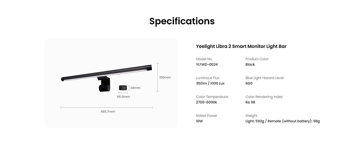 Yeelight Screen Light Bar Pro Libra 2 pro