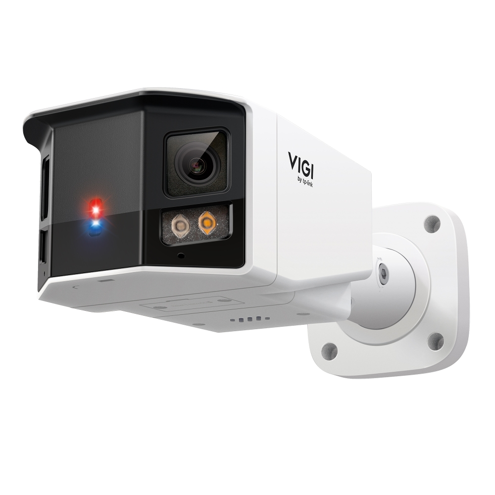 TP-Link - 8MP Outdoor ColorPro Panoramic Bullet Network Camera InSight S385DPS