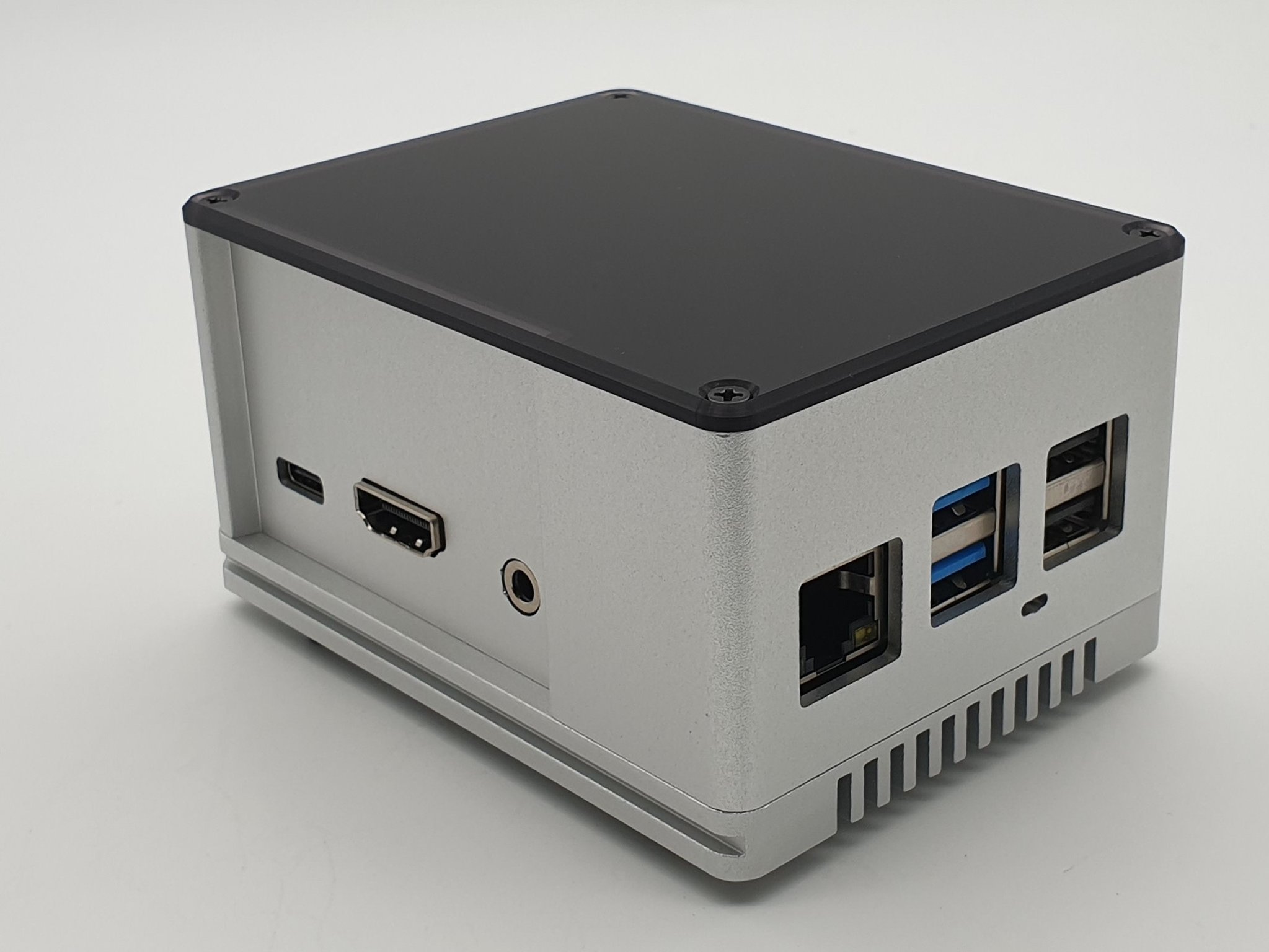 Rock Pi - Allnet Aluminium Gehäuse ecoPI PRO HP, silber Rock Pi - Allnet Aluminium Gehäuse ecoPI PRO HP, silber