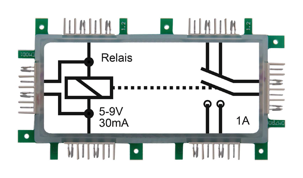 ALLNET Brick'R'knowledge Relais 5-9V 30mA 2x1