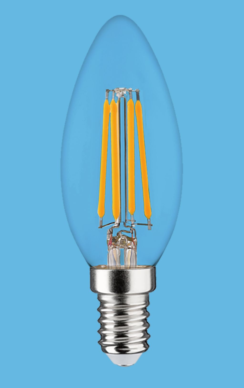 Synergy 21 LED Retrofit E14 Kerze Klar 4,5W Ww Dimmbar