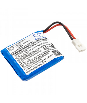 TTS Ersatzakku 3.7V 600mAh LiPo FüR Bee-Bot Y Blue-Bot