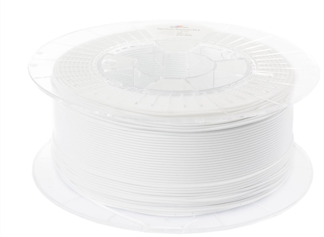 Spectrum 3D Filament / PLA Premium / 1,75mm / Arctic White / Weiß / 1kg Spectrum 3D Filament / PLA Premium / 1,75mm / Arctic White / Weiß / 1kg