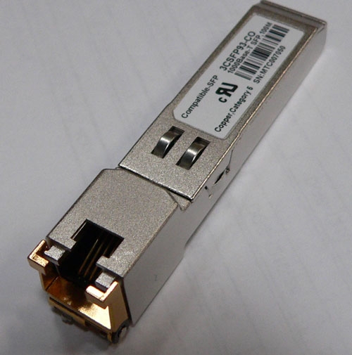 GBIC-Mini,SFP, 1000,TP,kompatible f.HP(ehemals 3Com), H3C-Code,