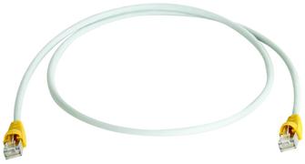 TelegäRtner Patchkabel CAT6A, 5m Grau-Cross GBE, 500MHz, S