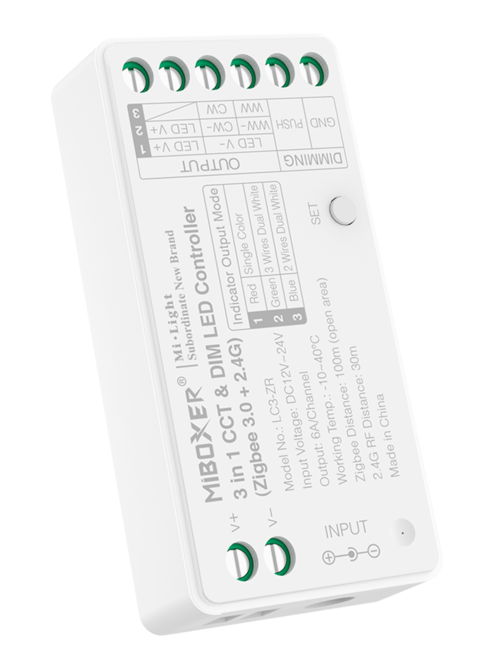 MiBoxer LC3-ZR CCT & Dimm LED Controller mit Zigbee 3.0 + 2,4GHz
