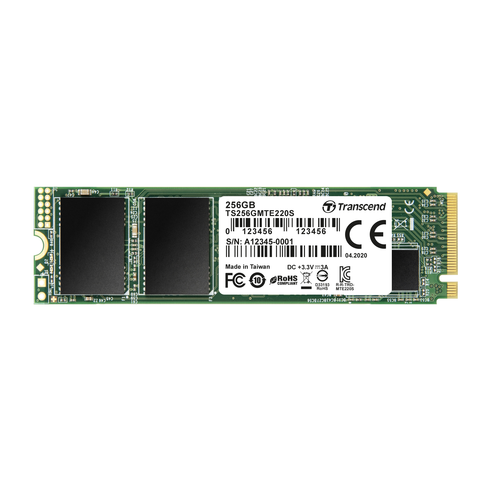 SSD m.2 PCIe  256GB Transcend 220S