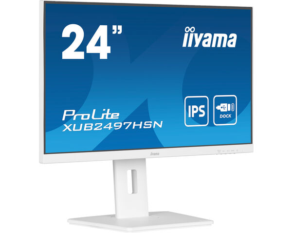 iiyama ProLite XUB2497HSN-W1 computer monitor 60.5 cm (23.8") 1920 x 1080 pixels Full HD LED White