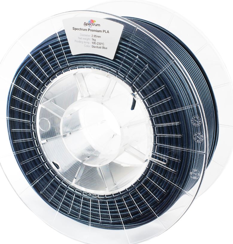 Spectrum 3D Filament PLA 2.85mm STARDUST blau 1kg