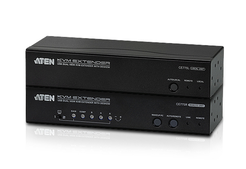 ATEN CE775 USB VGA Dual View KVM Extender
