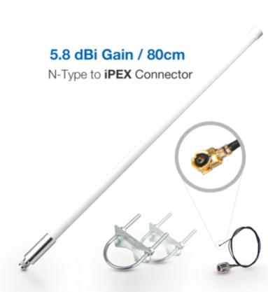 RAK Wireless LoRa Accessories Fiber Glass Antenna 5,8 DBi EU868 Ipex