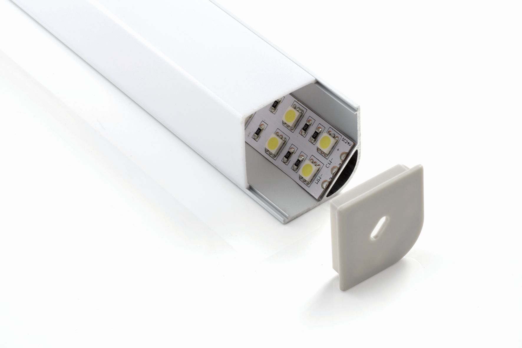 Synergy 21 LED U-Profil Zub ALU015-R PMMA Opal Diffusor/Cover ,Kunststoffabdeckung Opal