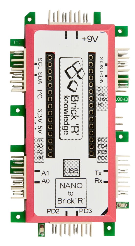 ALLNET Brick'R'knowledge Arduino® Nano Adapter - Ohne Arduino®