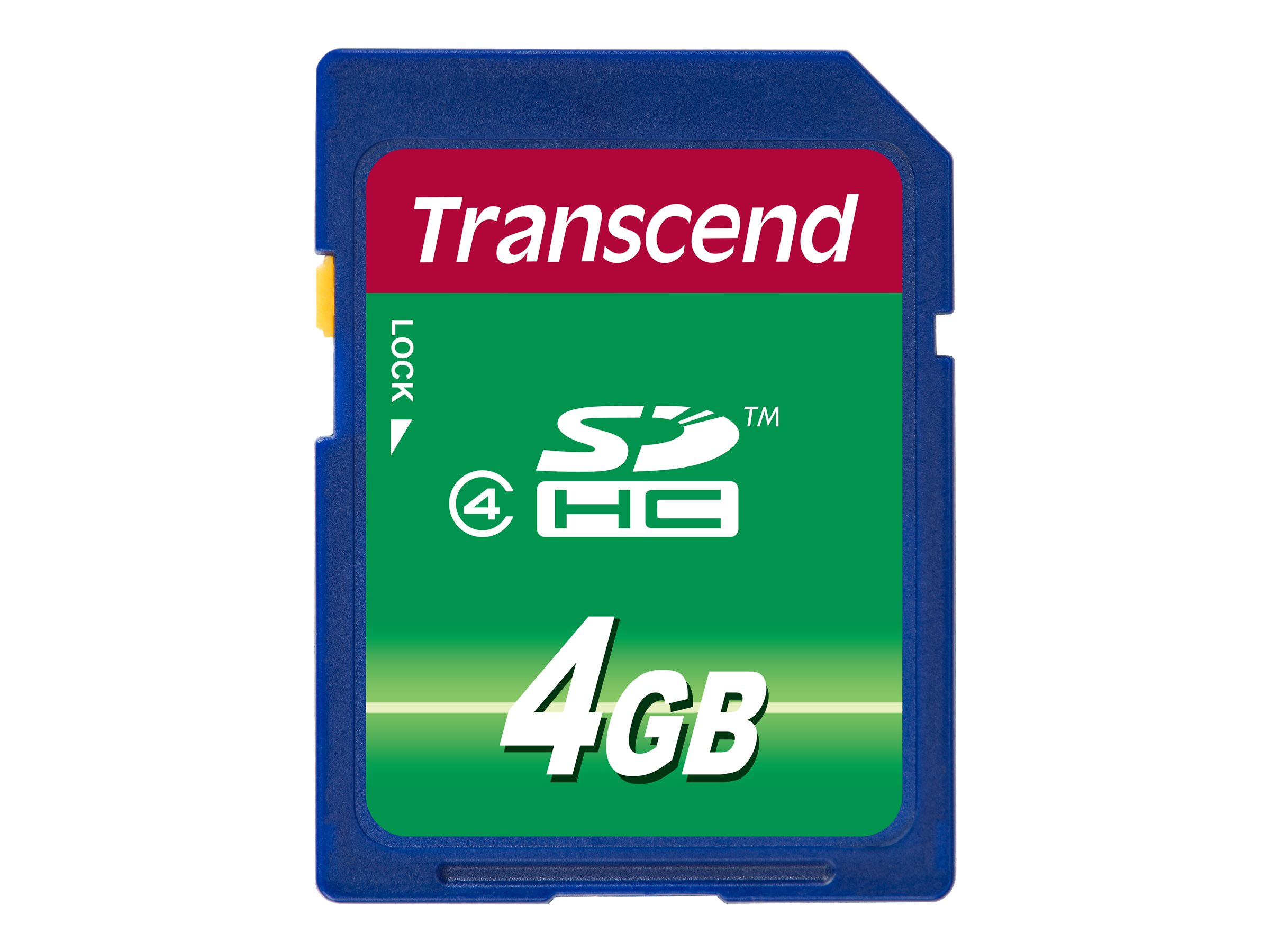 Transcend TS4GSDHC4 memory card 4 GB SDHC