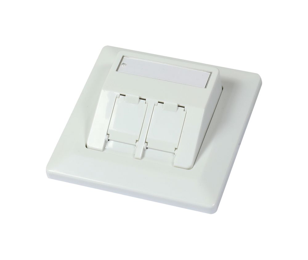 Keystone, Modulträger, UP Dosen für 2xTP-Modul, Reinweiss, für Runde Unterputz/Hohlraumdosen geeignet, 27Grad Auslass, Synergy 21, Keystone, Modulträger, UP Dosen für 2xTP-Modul, Reinweiss, für Runde Unterputz/Hohlraumdosen geeignet, 27Grad Auslass, Synergy 21,