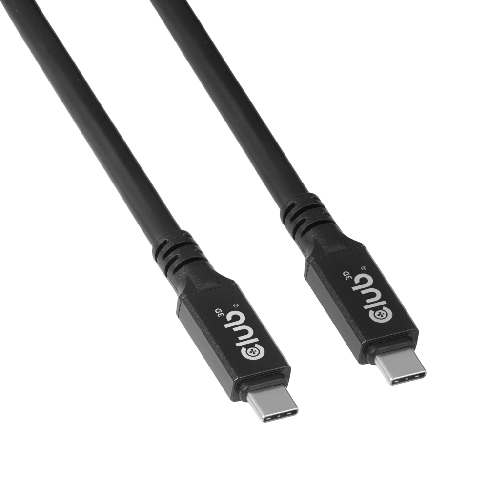 Kabel USB 4.0 C (St) => C (St)  9,0m *Club3D* - *schwarz*