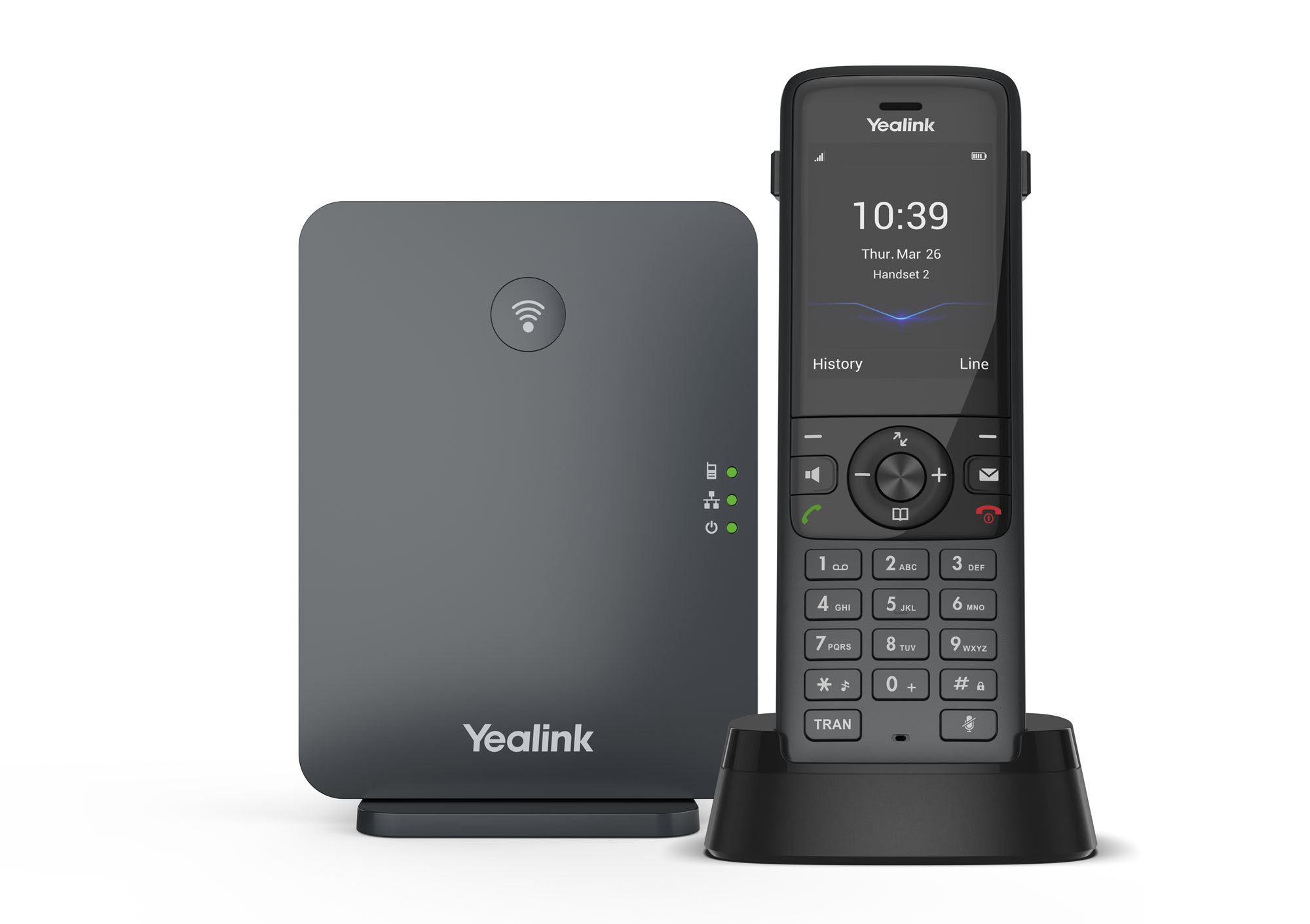 Yealink W78P IP phone Black TFT
