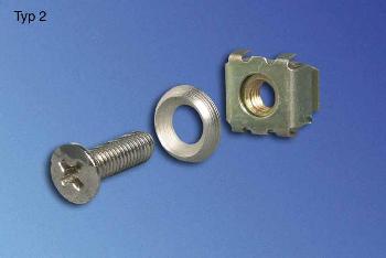 Vertiv(KnüRr) Zub.Befestigungsset Lochraster BL2,5mm, 50-Pack