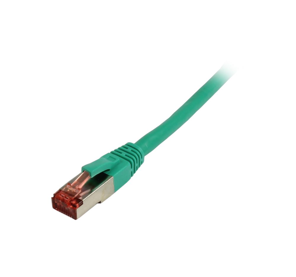 Patchkabel RJ45, CAT6 250Mhz,20m grün, S-STP(S/FTP), LSZH, Synergy 21,