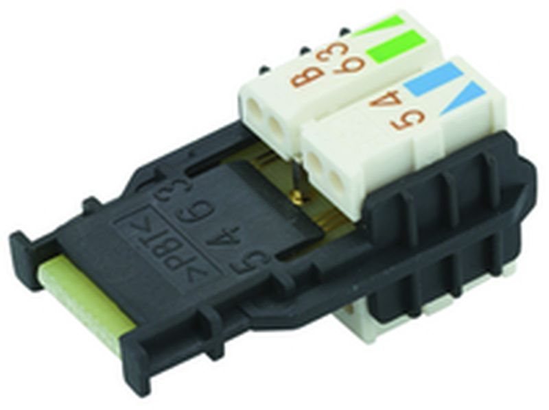 TelegäRtner Stecker, TP/RJ45, Feldkonfektionierbar, Zbh. Replacement Adermanager, MFP8, T568A