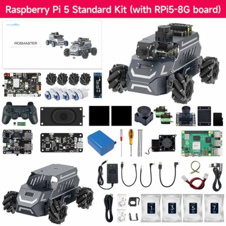 Yahboom ROSMASTER M1 (Standard Kit-With RPi 5 8G )