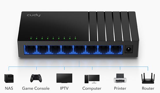 CUDY GS108E 8-Port Managed Switch