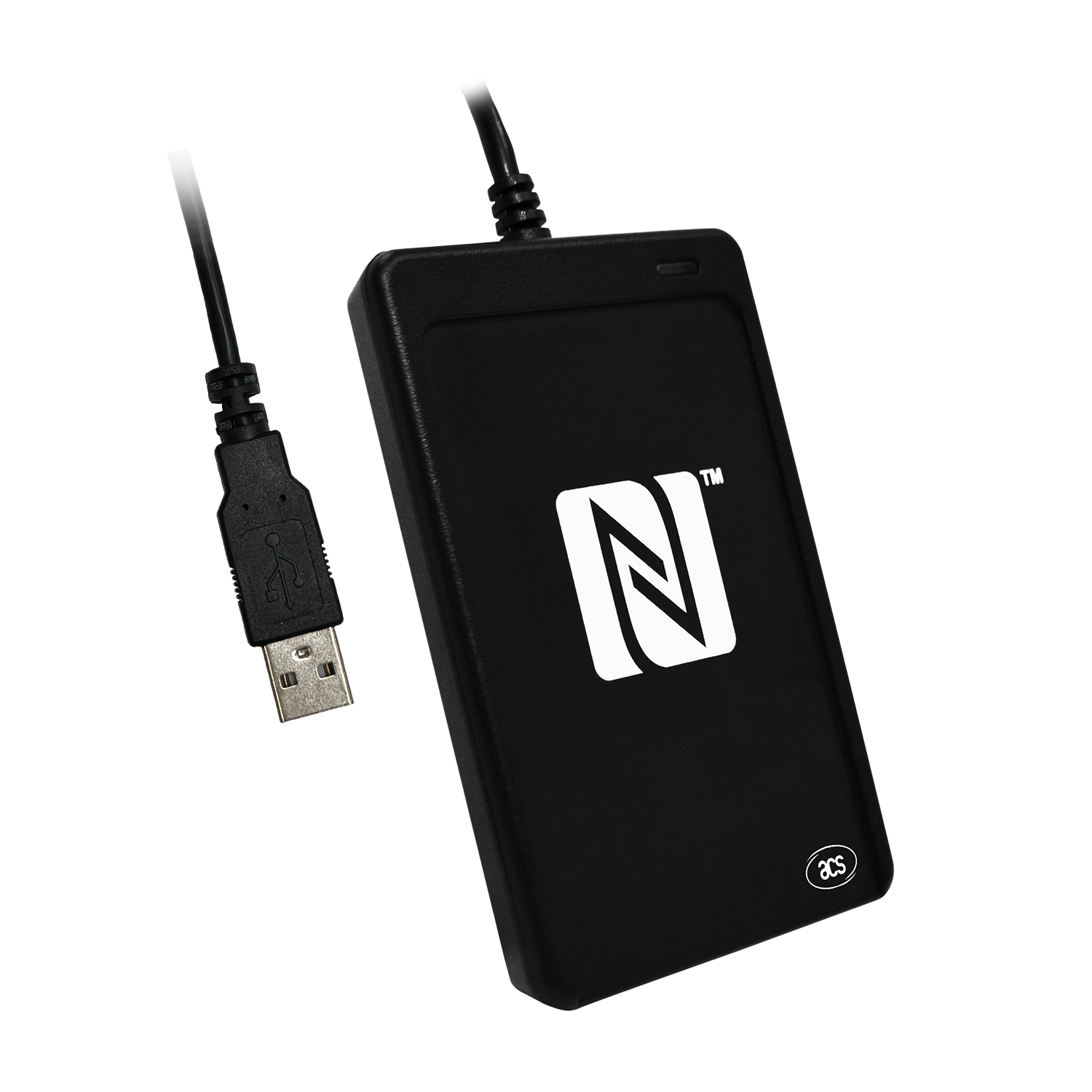 Plusonic USB NFC & RFID Card Reader/Writer aka ACS ACR1252U-MW WalletMate für Apple VAS und Google Smart Tap