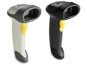 Zebra LS2208, Barcodescanner 1D, SR, Multi-IF, Kit (USB), hellgrau