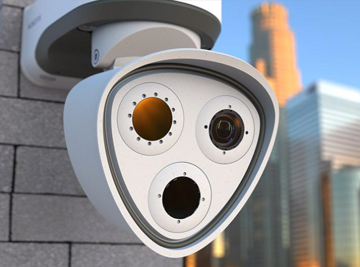 Mobotix M73 Body mit RJ45 Anschlussbox  weiß