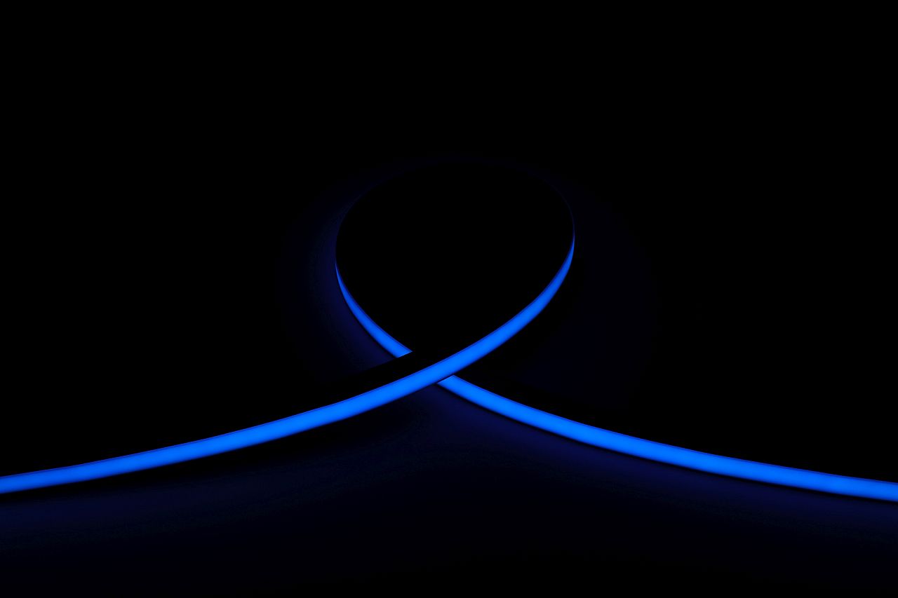 Synergy 21 LED Flex Strip NEON Black für Akustik Panele LED RGB IP20