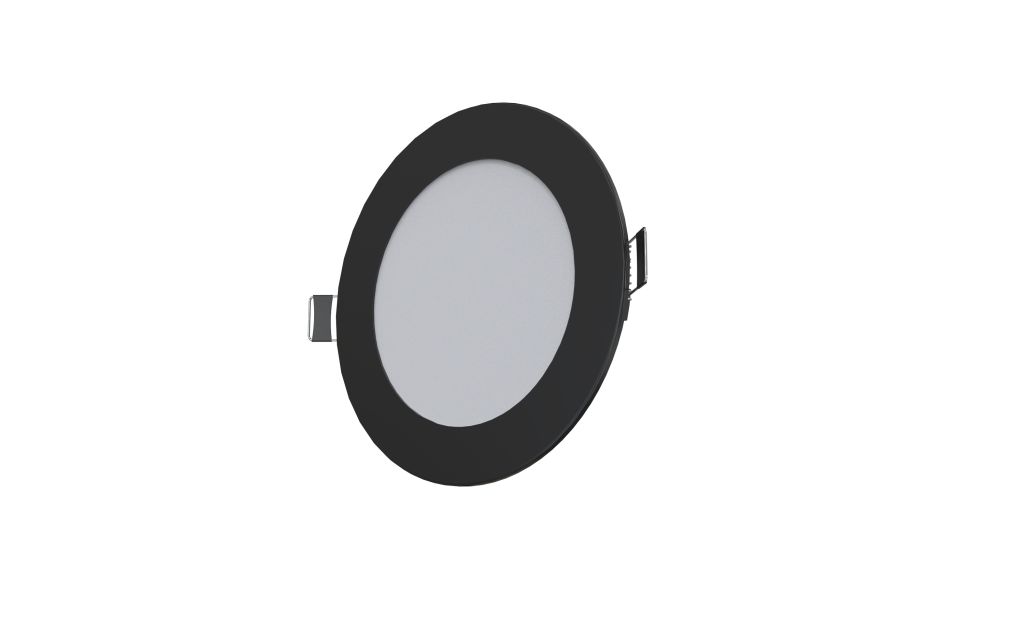 Synergy 21 LED Ultra Slim LED Panel Light V6 6W dual white (CCT) Schwarz 24V