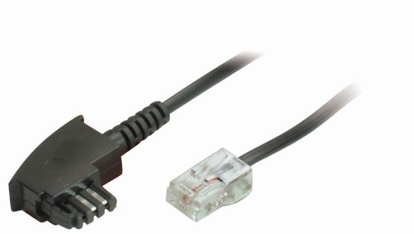 Kabel TK TAE  0.5m, TAE-F/RJ45, Kabel TK TAE  0.5m, TAE-F/RJ45,