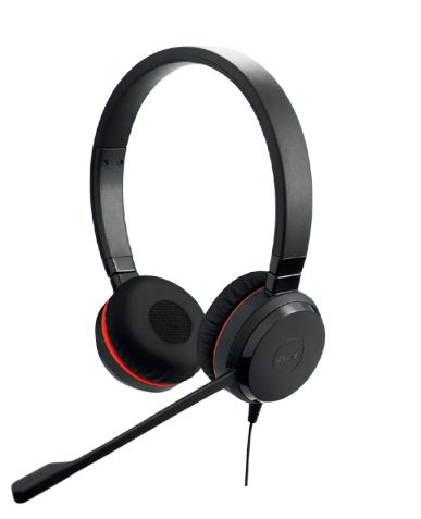 Jabra Evolve 20 SE Headset Duo USB MS Jabra Evolve 20 SE Headset Duo USB MS