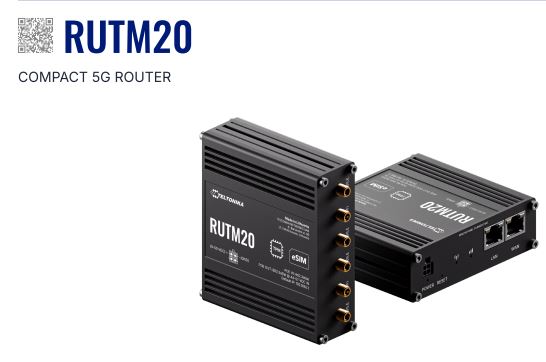 Teltonika Router RUTM20 Kompakter 5G Router