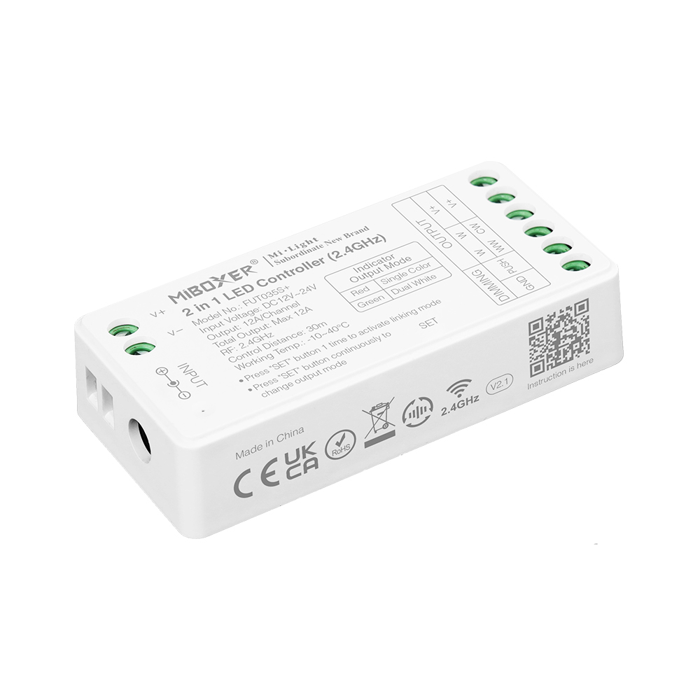 Synergy 21 LED Controller 2in1 (Dual White/Dim) DC12/24V *Milight/Miboxer*