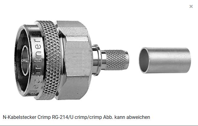 TelegäRtner, N-KABELSTECKER CR/CR