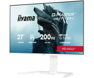 iiyama G-MASTER GB2771QSU-W1 computer monitor 68.6 cm (27") 2560 x 1440 pixels Wide Quad HD White